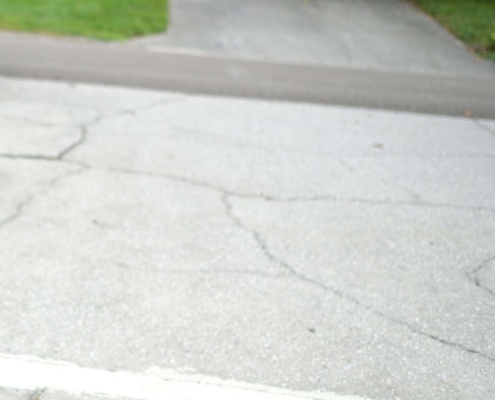 driveway cracks