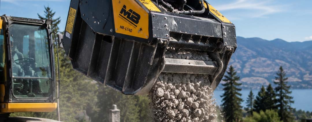 mobile concrete crushing kelowna
