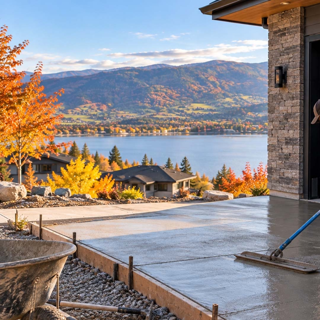 concrete finishing in kelowna