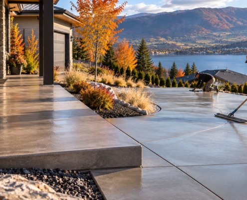 concrete work fall kelowna